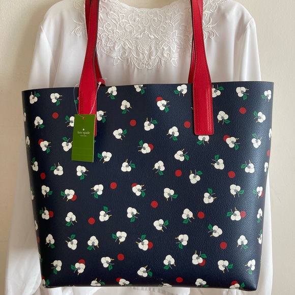Kate Spade Mya Breeze Floral Ditsy Reversible Tote with Wristlet MSRP $329.00 - Picture 3 of 9